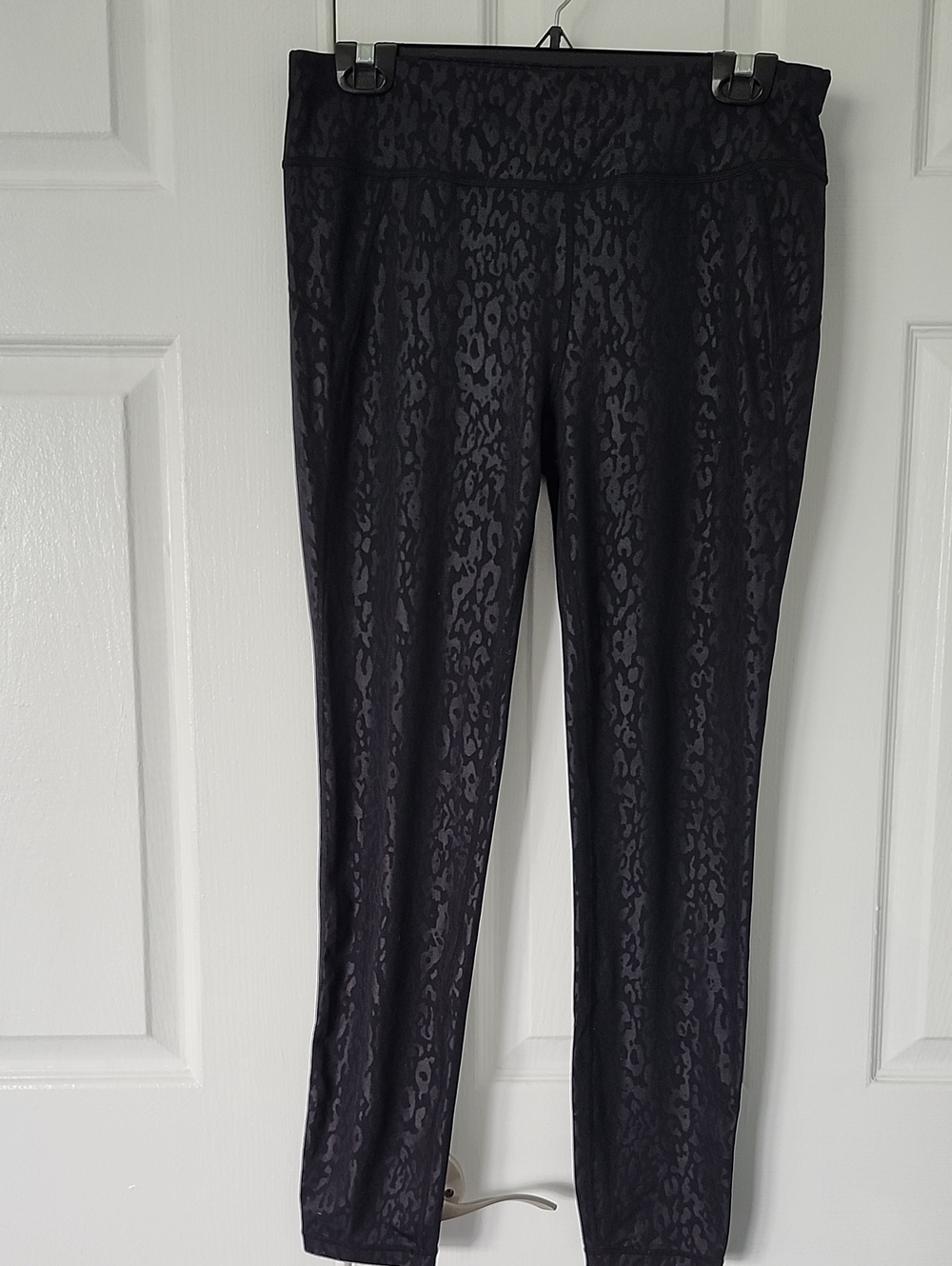 NWOT Sweaty Betty Black Leopard Jacquard High-Rise Leggings